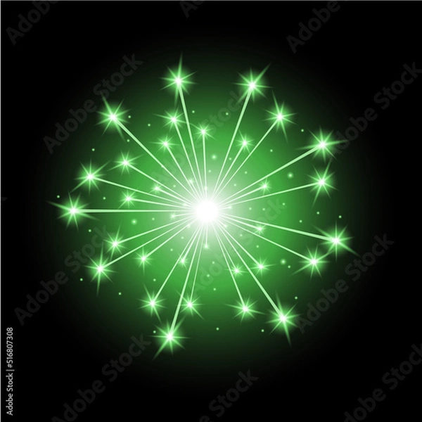 Fototapeta Firework lights