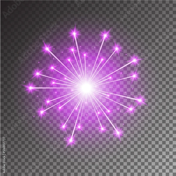 Fototapeta Firework lights