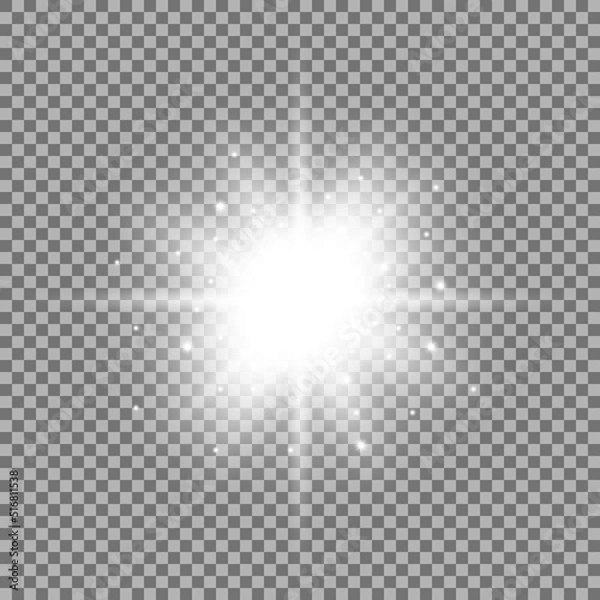 Fototapeta star, sun, light effect