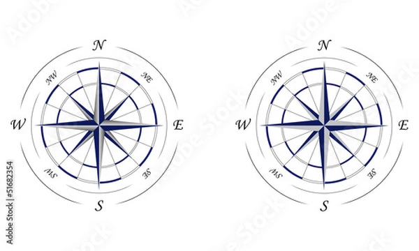 Fototapeta Compass Rose