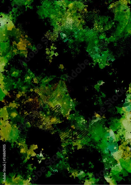 Obraz 幻想的な自然の草のテクスチャ背景
