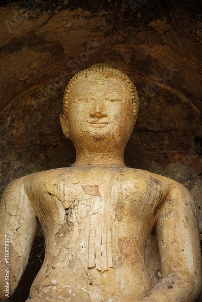 Obraz Archaeological and Buddhist sites, historical religious sites, Buddha, temples, ceremonial areas, religious attractions, Buddhist churches, antiques, pagodas, nature and dharma, Buddha statue.