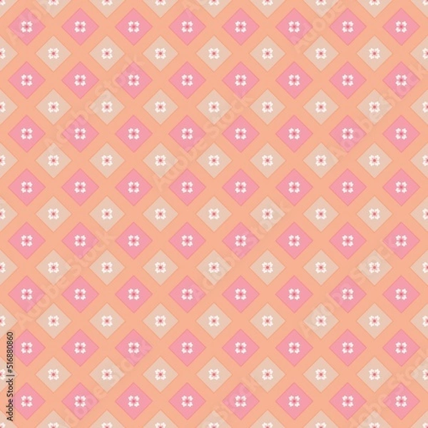 Fototapeta seamless pattern with flower