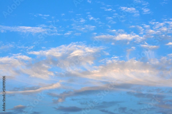 Fototapeta sunset with clouds