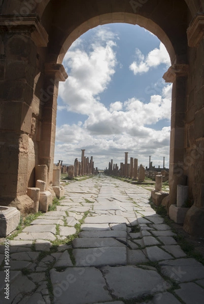 Obraz Łuk Trajana - Timgad - Algieria