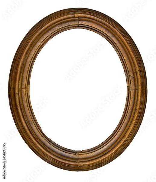 Obraz vintage oval frame