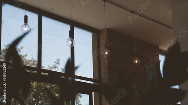 Obraz Coffee Shop Design Lights