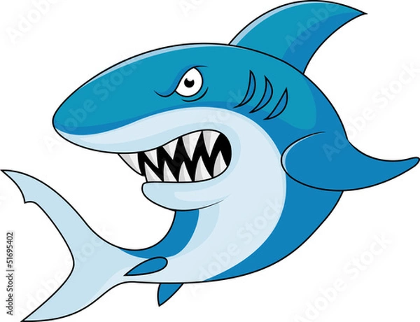 Obraz Shark cartoon