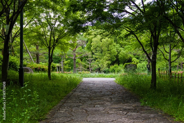 Fototapeta 旧藤田邸庭園（大阪府大阪市都島区）