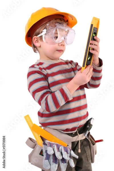 Fototapeta Young Builder