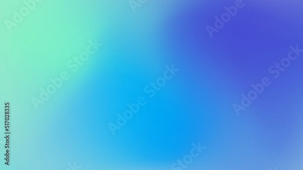 Fototapeta Abstract blurred gradient with transitions from light blue to dark blue. Modern graphic background of a website, banner, phone. Vector illustration.
