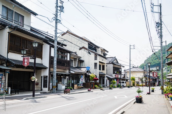 Fototapeta  伊那市高遠町の町並み