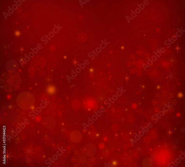 Obraz Christmas background with snowflakes
