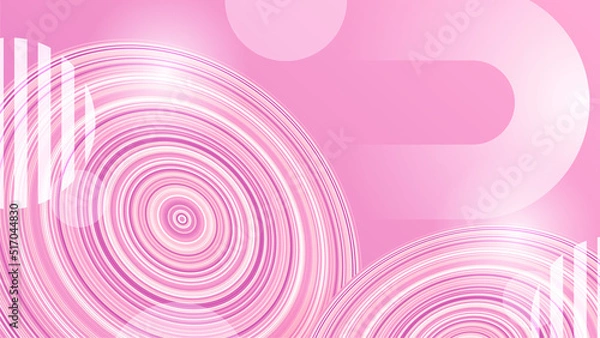 Fototapeta Abstract pink background with modern trendy gradient texture color for presentation design, flyer, social media cover, web banner, tech banner