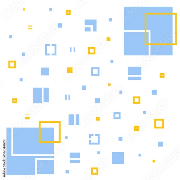 Fototapeta Abstract Squares Background.