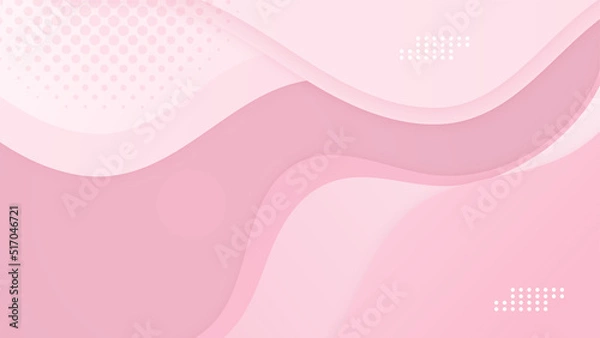 Fototapeta Abstract pink background with modern trendy gradient texture color for presentation design, flyer, social media cover, web banner, tech banner