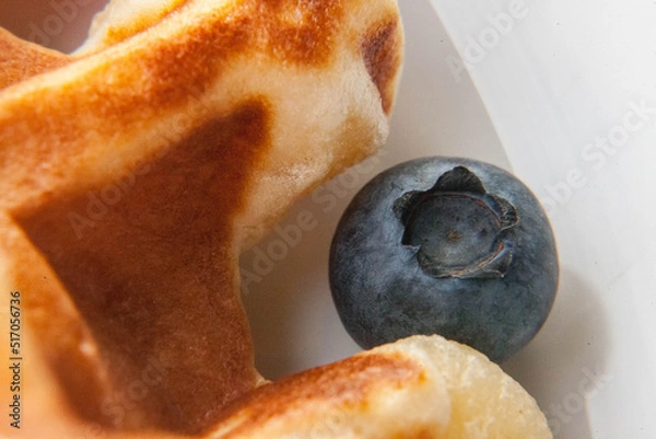 Obraz waffles & blueberry