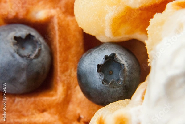 Obraz Waffles & Blueberry