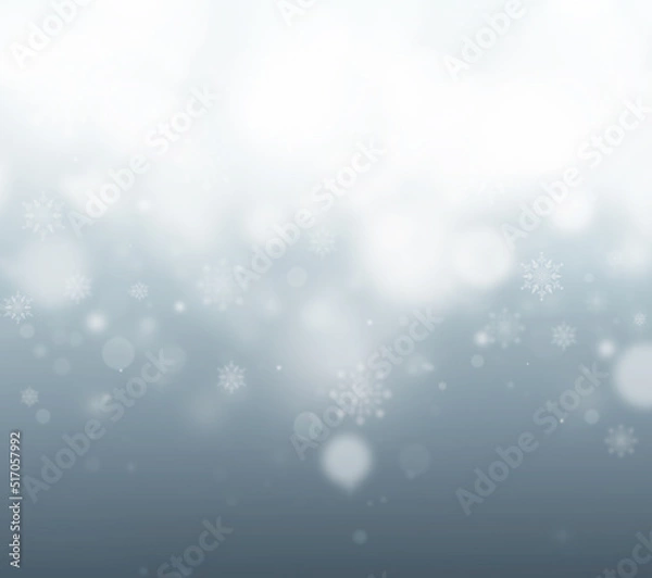 Obraz Abstract Christmas Background on Grey Background