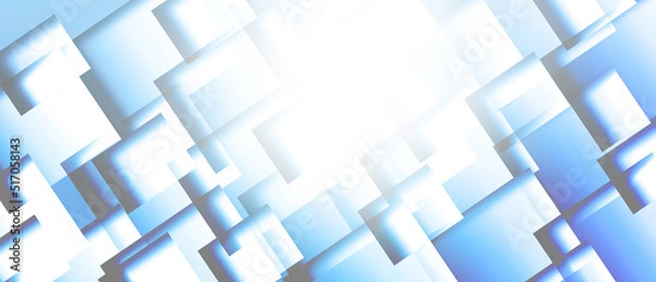 Fototapeta Abstract background light blue with basic geometry element vecto