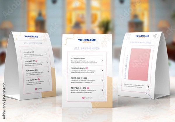 Obraz Dobre wibracje namiot stołowy