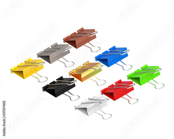 Obraz Clip for paper.Isometric.