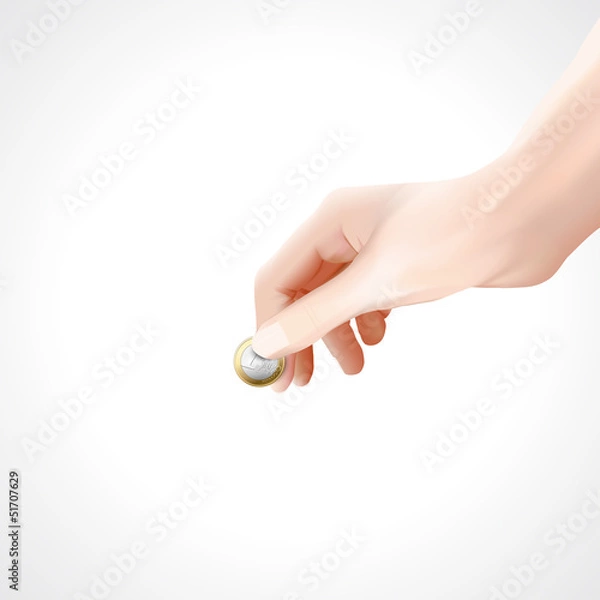 Obraz Podaj euro