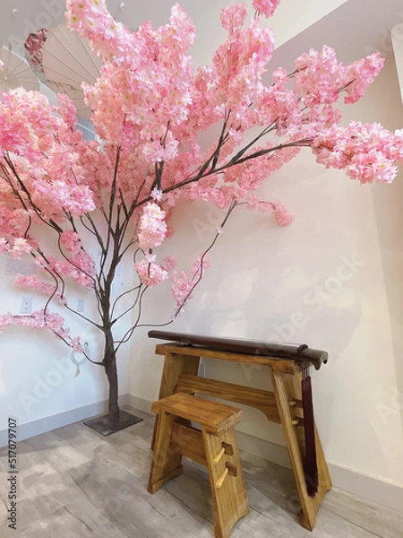 Obraz cherry blossom with guqing