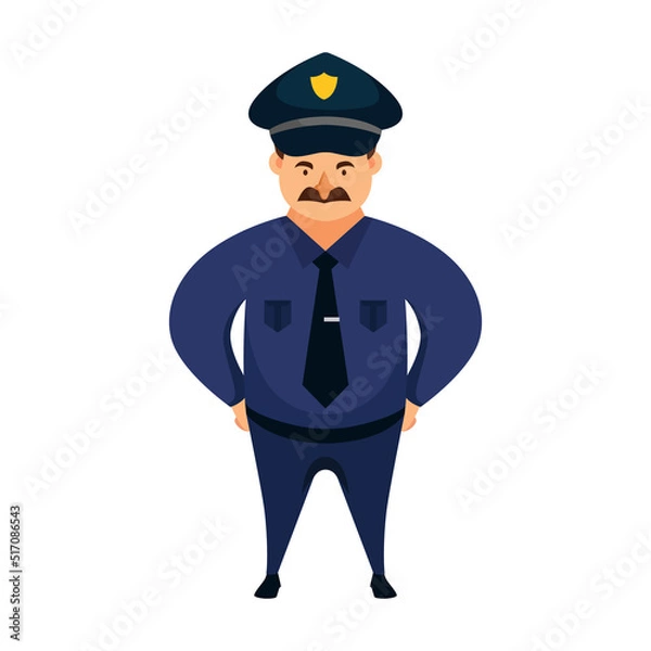 Fototapeta profession character vector illustration
