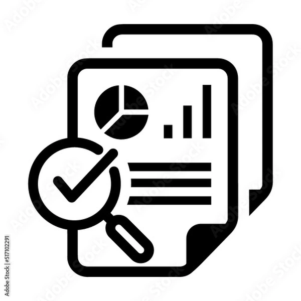 Obraz Audit, result, controling icon