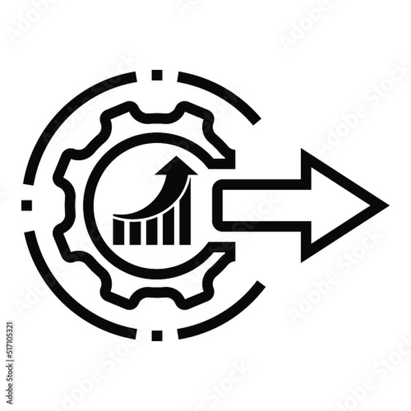 Obraz Process, improvement, performance icon