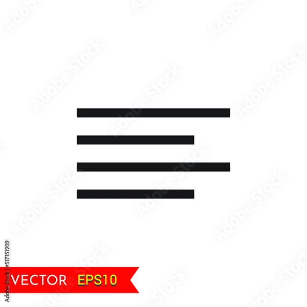 Fototapeta Left Alignment Round transparent background  icon animation