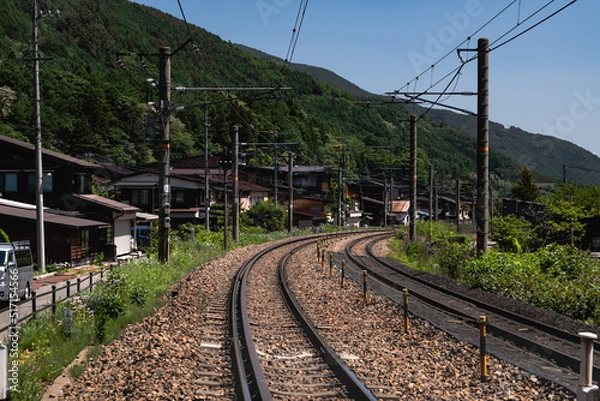 Fototapeta 信州奈良井宿の風景