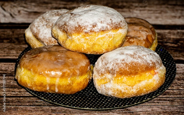 Obraz Pączki, słodkości