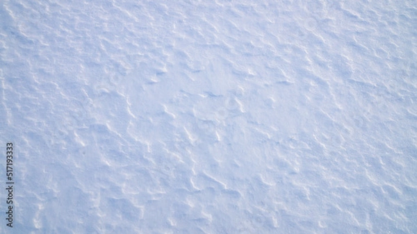 Obraz Texture of white snow with natural roughness.