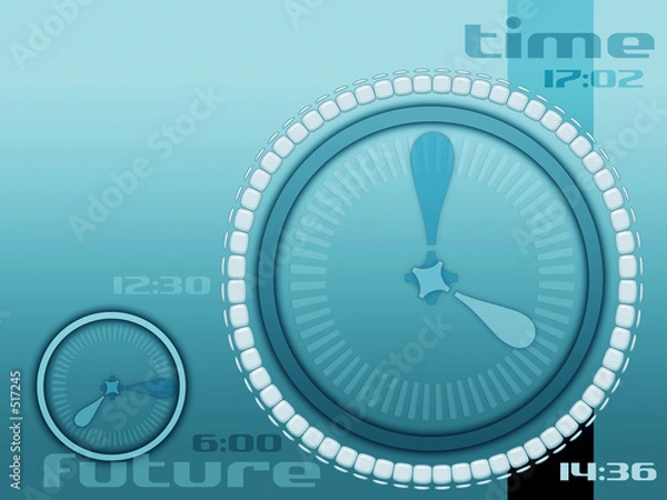 Obraz time future and past layout for internet industry