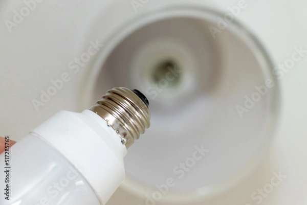 Fototapeta 電球と照明器具