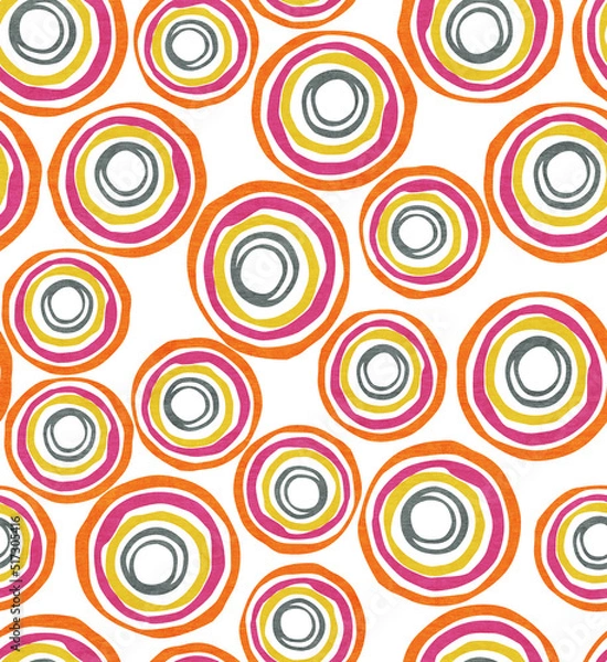 Fototapeta abstract frame with circles