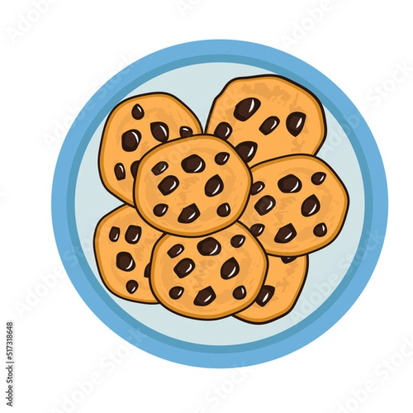 Fototapeta cookie vector