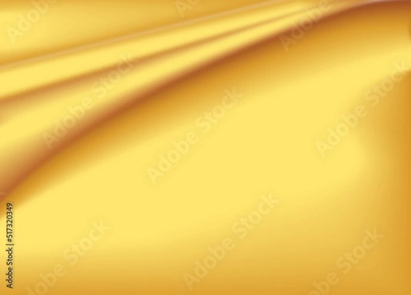 Obraz 背景 テクスチャ グラデーション サテン シルク 黄色 ゴールド 金