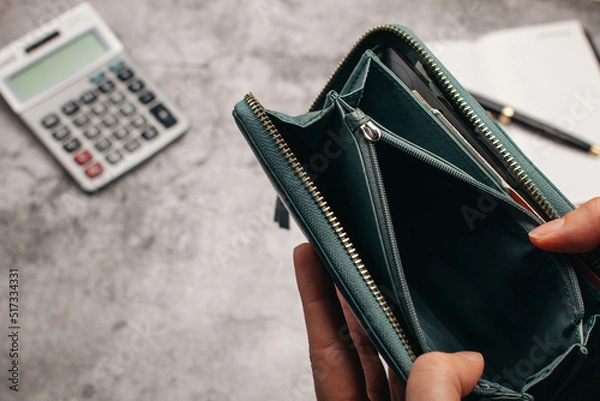 Obraz Leerer Geldbeutel