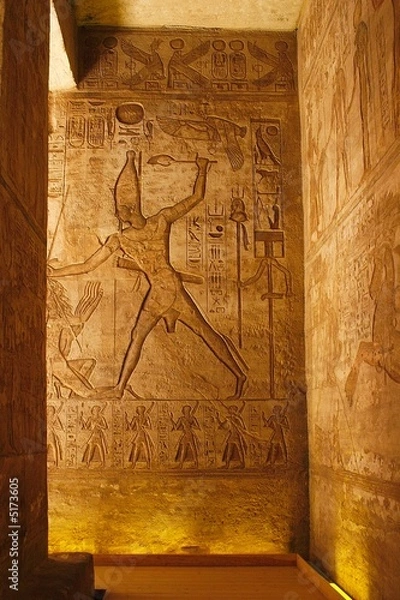 Obraz Ancient temple abu simbel - egypt