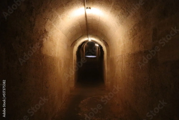 Fototapeta through the passageway