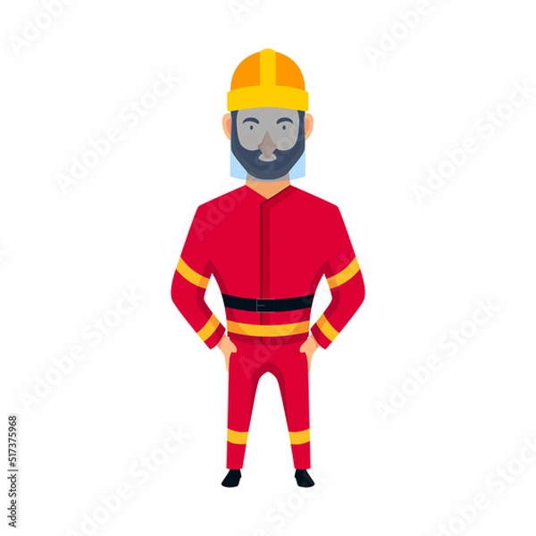 Obraz Profession character vector illustration