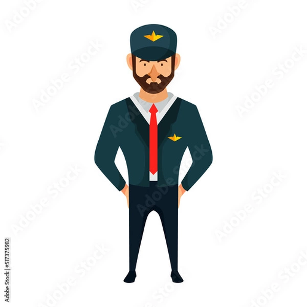 Obraz Profession character vector illustration