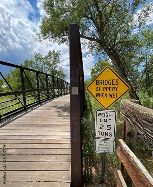 Obraz sign at the brudge