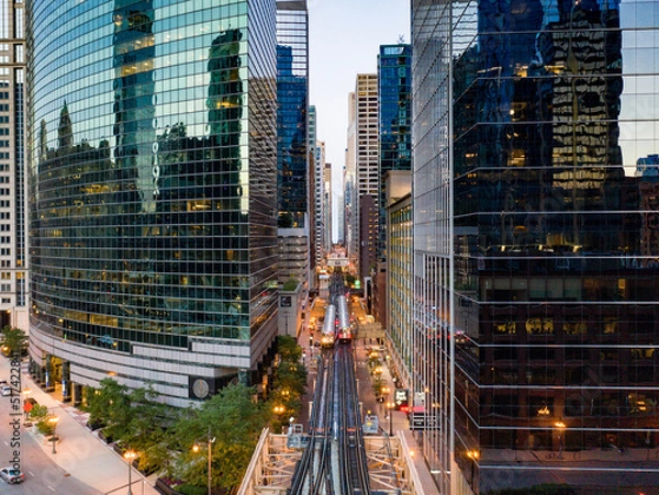 Obraz The "L" Chicago