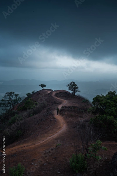 Obraz monsoon on Raigad
