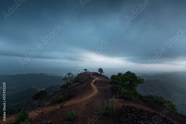 Obraz monsoon on Raigad
