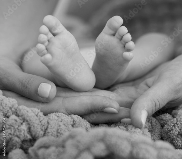 Obraz newborn feet
